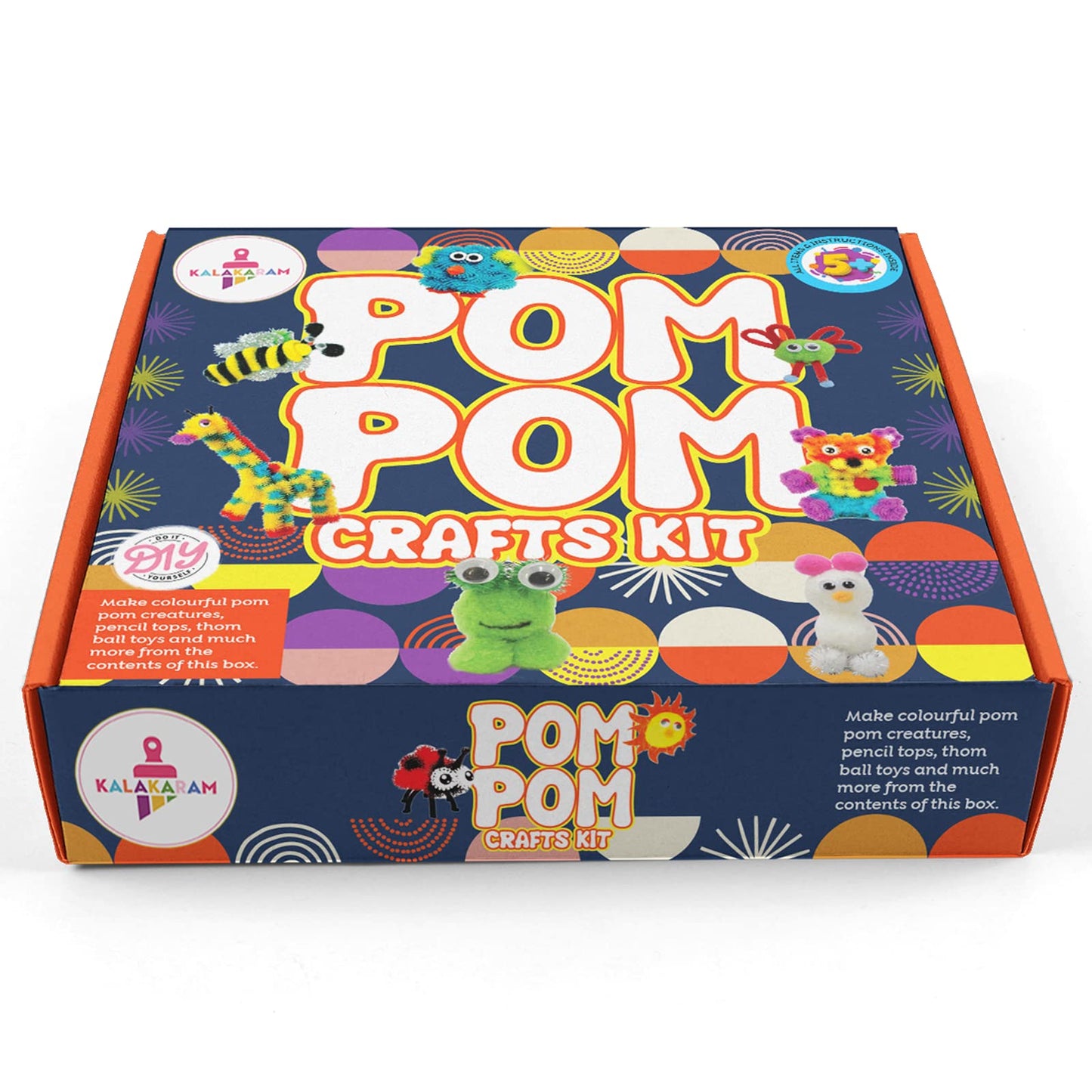 Pom Pom Crafts Kit for Kids