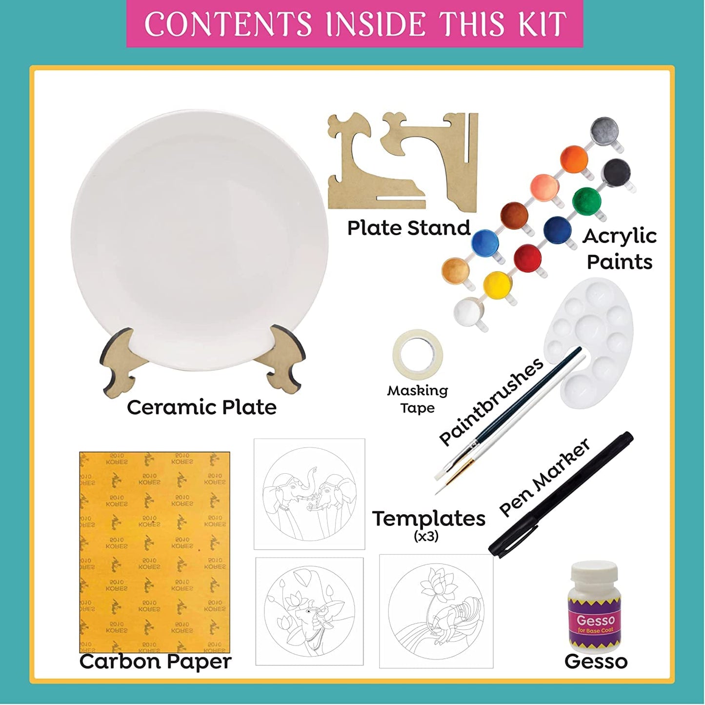 Paint Your Own Pichwai Art Painting Activity kit