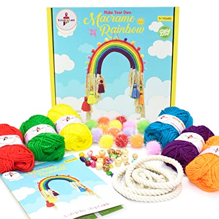 Magical Macrame Rainbow Activity Box