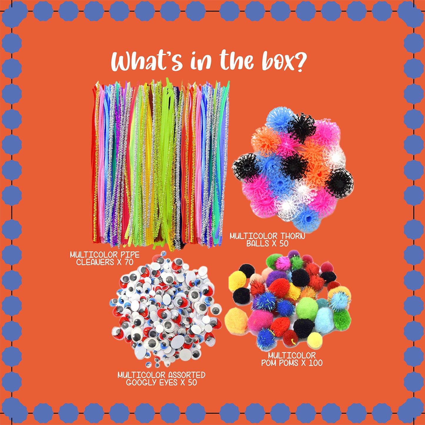 Pom Pom Crafts Kit for Kids