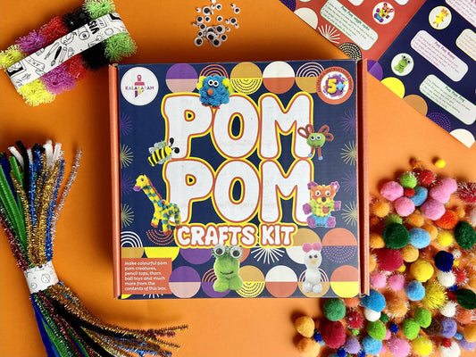 Pom Pom Crafts Kit for Kids